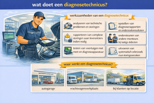Alles over het beroep diagnosetechnicus Wat doet een diagnosetechnicus
